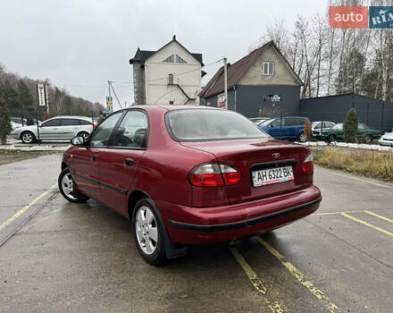 Красный Дэу Ланос, объемом двигателя 1.5 л и пробегом 310 тыс. км за 1850 $, фото 3 на Automoto.ua