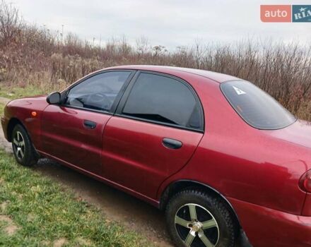 Красный Дэу Ланос, объемом двигателя 1.5 л и пробегом 289 тыс. км за 1700 $, фото 5 на Automoto.ua
