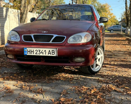 Красный Дэу Ланос, объемом двигателя 1.5 л и пробегом 195 тыс. км за 2200 $, фото 5 на Automoto.ua