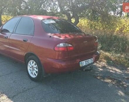 Красный Дэу Ланос, объемом двигателя 1.5 л и пробегом 150 тыс. км за 2650 $, фото 2 на Automoto.ua