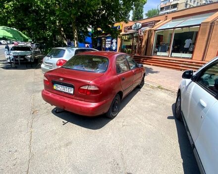 Красный Дэу Ланос, объемом двигателя 1.5 л и пробегом 0 тыс. км за 1000 $, фото 3 на Automoto.ua