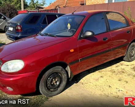 Дэу Ланос 2007 в Полтаве на Automoto.ua Красный Дэу Ланос, объемом двигателя 1.4 л и пробегом 242 тыс. км за 1500 $, фото 1 на Automoto.ua