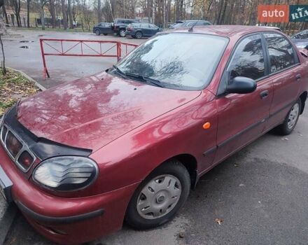 Красный Дэу Ланос, объемом двигателя 1.5 л и пробегом 120 тыс. км за 2900 $, фото 2 на Automoto.ua