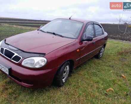 Красный Дэу Ланос, объемом двигателя 1.5 л и пробегом 163 тыс. км за 2200 $, фото 3 на Automoto.ua