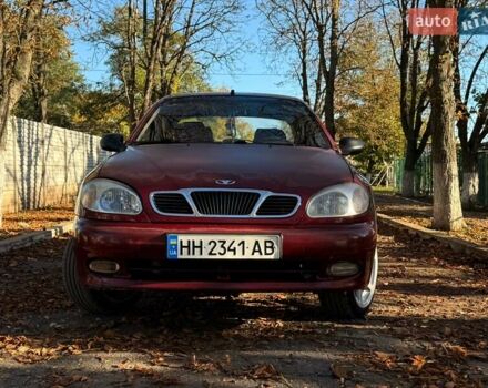 Красный Дэу Ланос, объемом двигателя 1.5 л и пробегом 195 тыс. км за 2200 $, фото 1 на Automoto.ua