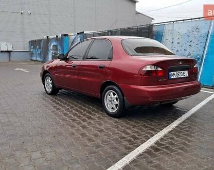 Дэу Ланос 2007 в Житомире на Automoto.ua Красный Дэу Ланос, объемом двигателя 1.5 л и пробегом 156 тыс. км за 2900 $, фото 5 на Automoto.ua