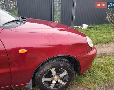 Красный Дэу Ланос, объемом двигателя 1.5 л и пробегом 289 тыс. км за 1700 $, фото 3 на Automoto.ua