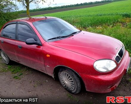 Красный Дэу Ланос, объемом двигателя 1.6 л и пробегом 180 тыс. км за 2200 $, фото 3 на Automoto.ua