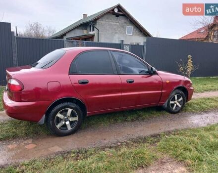 Красный Дэу Ланос, объемом двигателя 1.5 л и пробегом 289 тыс. км за 1700 $, фото 1 на Automoto.ua