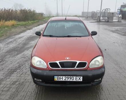 Красный Дэу Ланос, объемом двигателя 1.5 л и пробегом 305 тыс. км за 1800 $, фото 2 на Automoto.ua