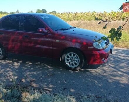 Красный Дэу Ланос, объемом двигателя 1.5 л и пробегом 150 тыс. км за 2650 $, фото 5 на Automoto.ua