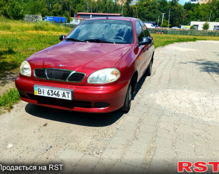 Красный Дэу Ланос, объемом двигателя 1.5 л и пробегом 132 тыс. км за 2390 $, фото 2 на Automoto.ua