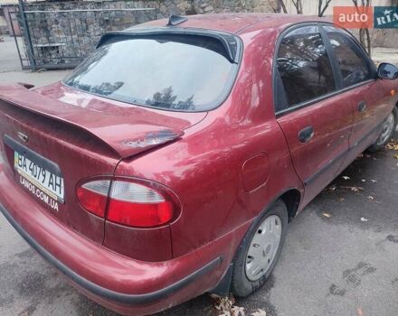 Красный Дэу Ланос, объемом двигателя 1.5 л и пробегом 120 тыс. км за 2900 $, фото 1 на Automoto.ua