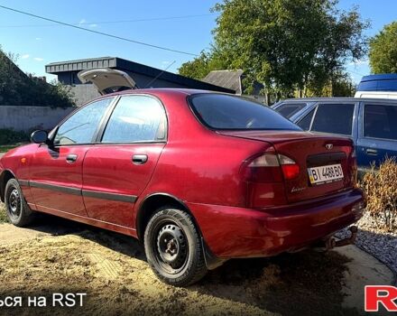 Дэу Ланос 2007 в Полтаве на Automoto.ua Красный Дэу Ланос, объемом двигателя 1.4 л и пробегом 242 тыс. км за 1500 $, фото 2 на Automoto.ua