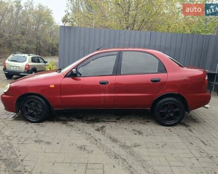 Деу Ланос 2007 у Краматорске на Automoto.ua Червоний Деу Ланос, об'ємом двигуна 1.6 л та пробігом 318 тис. км за 2500 $, фото 5 на Automoto.ua