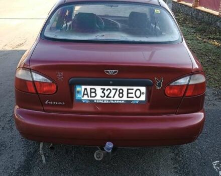 Красный Дэу Ланос, объемом двигателя 1.5 л и пробегом 157 тыс. км за 2750 $, фото 2 на Automoto.ua