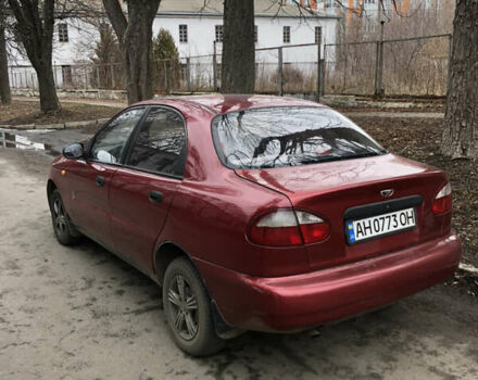 Красный Дэу Ланос, объемом двигателя 1.5 л и пробегом 200 тыс. км за 2000 $, фото 2 на Automoto.ua