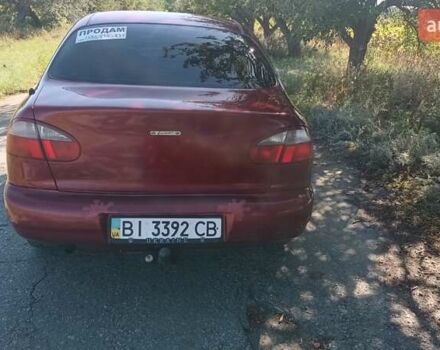 Красный Дэу Ланос, объемом двигателя 1.5 л и пробегом 150 тыс. км за 2650 $, фото 3 на Automoto.ua