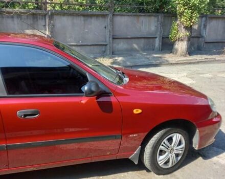 Красный Дэу Ланос, объемом двигателя 1.5 л и пробегом 123 тыс. км за 3100 $, фото 3 на Automoto.ua