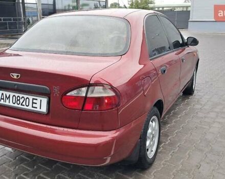 Дэу Ланос 2007 в Житомире на Automoto.ua Красный Дэу Ланос, объемом двигателя 1.5 л и пробегом 156 тыс. км за 2900 $, фото 2 на Automoto.ua