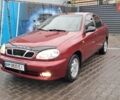 Красный Дэу Ланос, объемом двигателя 1.5 л и пробегом 156 тыс. км за 3000 $, фото 1 на Automoto.ua