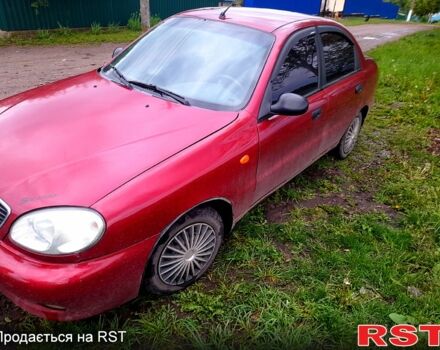 Красный Дэу Ланос, объемом двигателя 1.6 л и пробегом 180 тыс. км за 2200 $, фото 1 на Automoto.ua