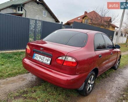 Красный Дэу Ланос, объемом двигателя 1.5 л и пробегом 289 тыс. км за 1700 $, фото 4 на Automoto.ua