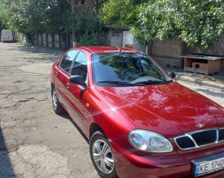 Красный Дэу Ланос, объемом двигателя 1.5 л и пробегом 123 тыс. км за 3100 $, фото 2 на Automoto.ua