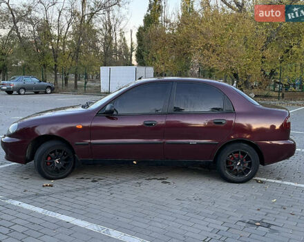 Дэу Ланос 2008 в Запорожье на Automoto.ua Красный Дэу Ланос, объемом двигателя 1.5 л и пробегом 199 тыс. км за 1900 $, фото 7 на Automoto.ua