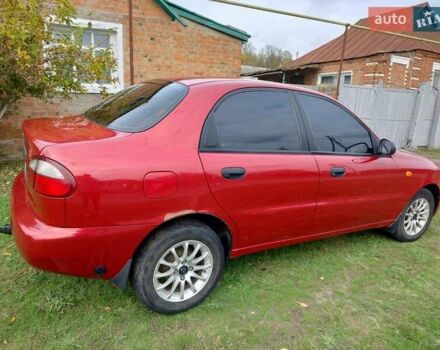 Деу Ланос 2008 у Богодухове на Automoto.ua Червоний Деу Ланос, об'ємом двигуна 1.5 л та пробігом 153 тис. км за 2600 $, фото 7 на Automoto.ua