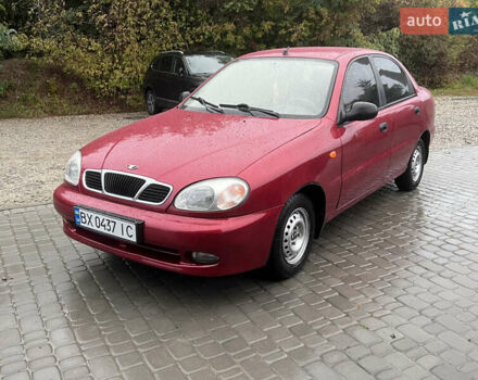 Красный Дэу Ланос, объемом двигателя 1.5 л и пробегом 200 тыс. км за 2400 $, фото 3 на Automoto.ua