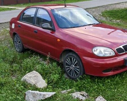 Красный Дэу Ланос, объемом двигателя 1.5 л и пробегом 180 тыс. км за 2000 $, фото 5 на Automoto.ua