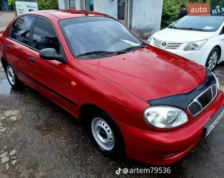 Красный Дэу Ланос, объемом двигателя 1.5 л и пробегом 113 тыс. км за 2500 $, фото 1 на Automoto.ua