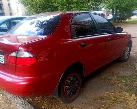 Красный Дэу Ланос, объемом двигателя 1.5 л и пробегом 0 тыс. км за 1700 $, фото 3 на Automoto.ua