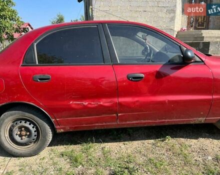 Дэу Ланос 2008 в Иршава на Automoto.ua Красный Дэу Ланос, объемом двигателя 1.5 л и пробегом 150 тыс. км за 3300 $, фото 3 на Automoto.ua