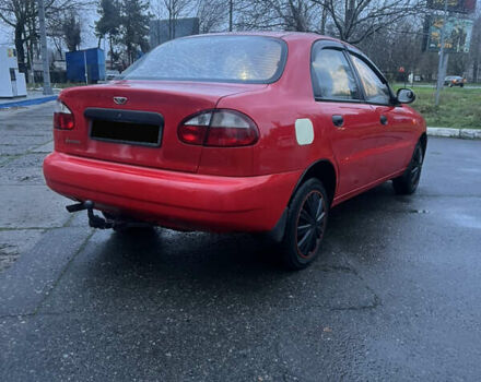 Красный Дэу Ланос, объемом двигателя 1.5 л и пробегом 175 тыс. км за 2500 $, фото 5 на Automoto.ua