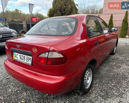 Красный Дэу Ланос, объемом двигателя 1.5 л и пробегом 135 тыс. км за 2300 $, фото 1 на Automoto.ua