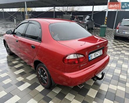 Червоний Деу Ланос, об'ємом двигуна 1.5 л та пробігом 103 тис. км за 3950 $, фото 5 на Automoto.ua
