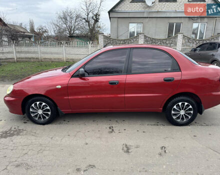 Красный Дэу Ланос, объемом двигателя 1.4 л и пробегом 44 тыс. км за 3700 $, фото 2 на Automoto.ua