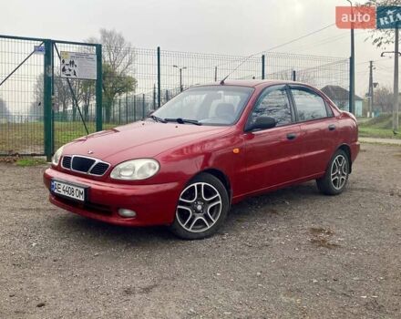 Красный Дэу Ланос, объемом двигателя 1.4 л и пробегом 103 тыс. км за 2700 $, фото 1 на Automoto.ua