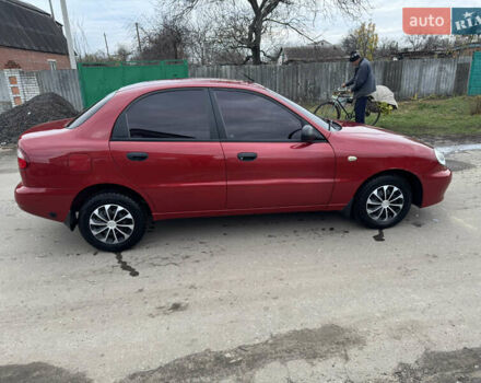 Красный Дэу Ланос, объемом двигателя 1.4 л и пробегом 44 тыс. км за 3700 $, фото 6 на Automoto.ua
