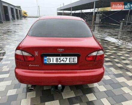Червоний Деу Ланос, об'ємом двигуна 1.5 л та пробігом 103 тис. км за 3950 $, фото 4 на Automoto.ua