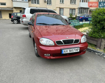 Красный Дэу Ланос, объемом двигателя 1.5 л и пробегом 30 тыс. км за 4700 $, фото 2 на Automoto.ua