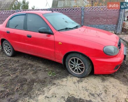 Красный Дэу Ланос, объемом двигателя 1.5 л и пробегом 197 тыс. км за 2400 $, фото 2 на Automoto.ua