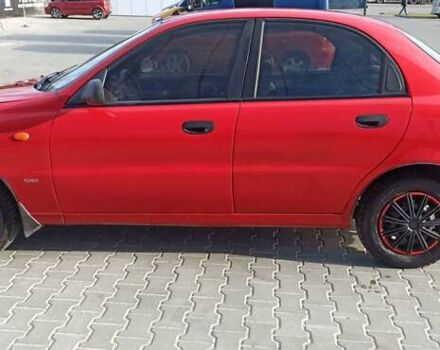 Красный Дэу Ланос, объемом двигателя 1.5 л и пробегом 437 тыс. км за 2150 $, фото 3 на Automoto.ua