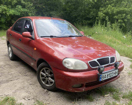 Красный Дэу Ланос, объемом двигателя 1.5 л и пробегом 212 тыс. км за 2250 $, фото 2 на Automoto.ua