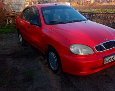 Красный Дэу Ланос, объемом двигателя 1.6 л и пробегом 507 тыс. км за 1300 $, фото 1 на Automoto.ua