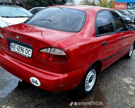 Красный Дэу Ланос, объемом двигателя 1.5 л и пробегом 113 тыс. км за 2500 $, фото 5 на Automoto.ua