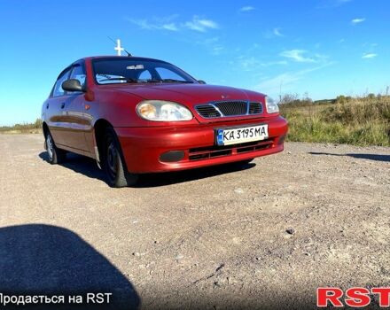 Красный Дэу Ланос, объемом двигателя 1.4 л и пробегом 81 тыс. км за 2500 $, фото 1 на Automoto.ua