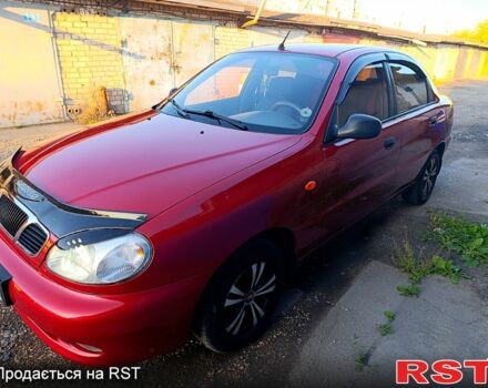 Красный Дэу Ланос, объемом двигателя 1.4 л и пробегом 130 тыс. км за 3300 $, фото 2 на Automoto.ua